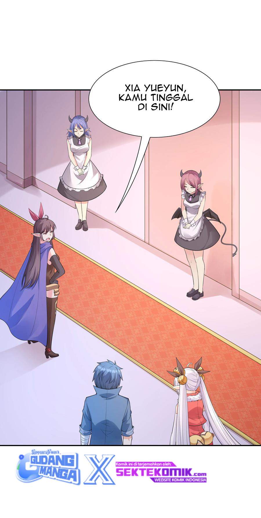 My Harem Is Entirely Female Demon Villains Chapter 12 Bahasa Indonesia