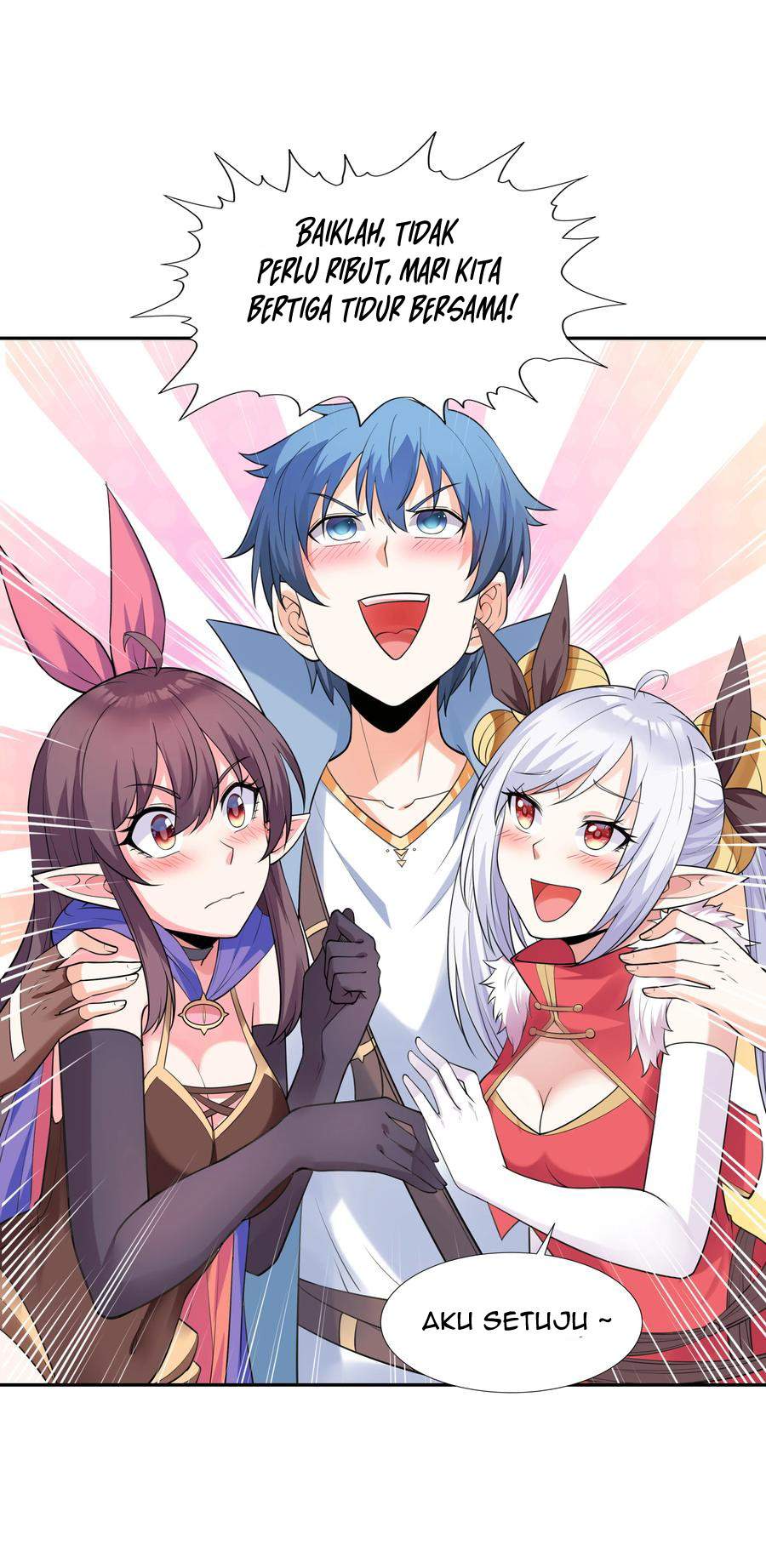 My Harem Is Entirely Female Demon Villains Chapter 12 Bahasa Indonesia