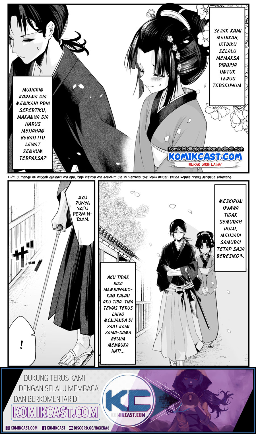 My New Wife Is Forcing Herself to Smile Chapter 08 Bahasa Indonesia