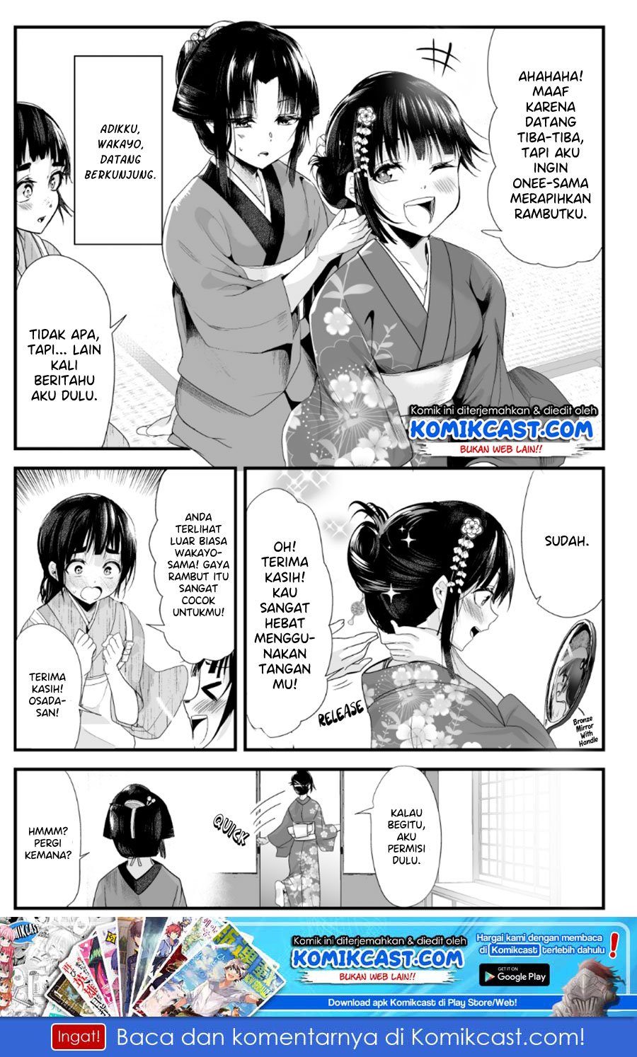 My New Wife Is Forcing Herself to Smile Chapter 27 Bahasa Indonesia