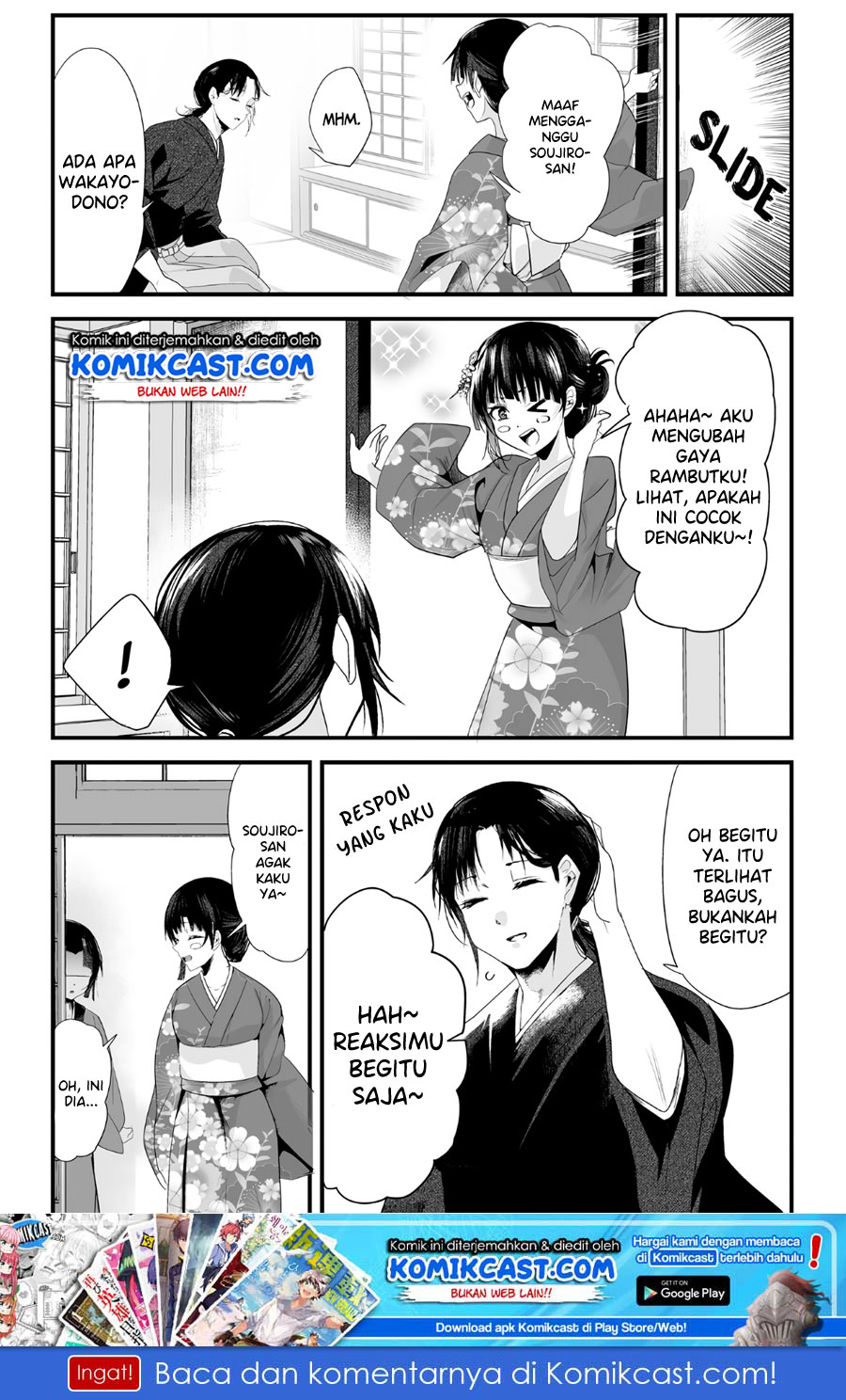 My New Wife Is Forcing Herself to Smile Chapter 27 Bahasa Indonesia
