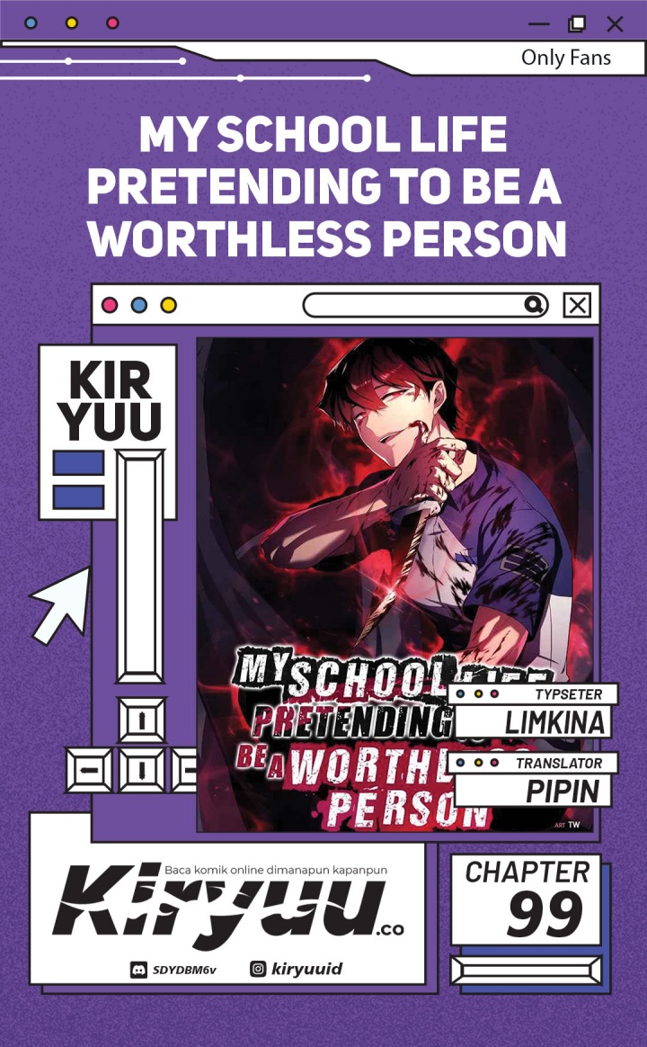 My School Life Pretending to Be a Worthless Person chapter 99