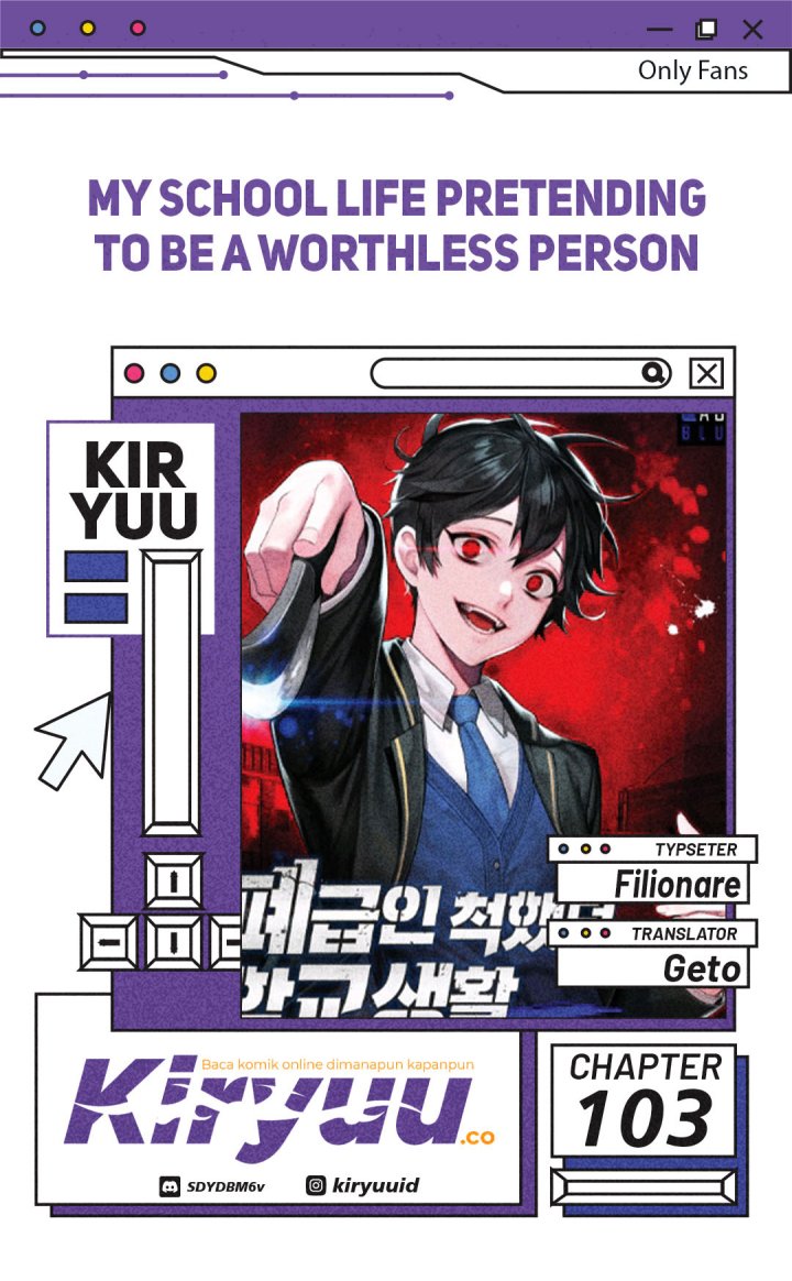 My School Life Pretending to Be a Worthless Person chapter 103
