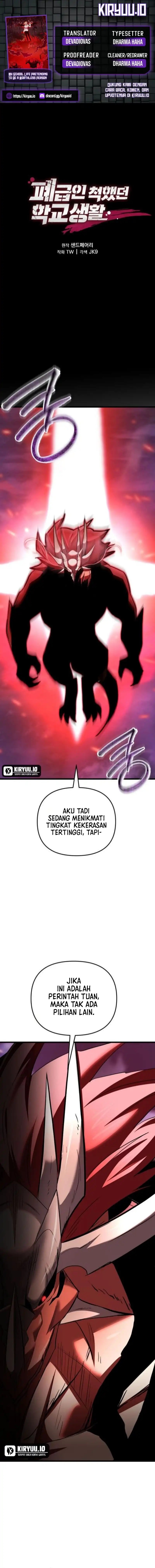 My School Life Pretending to Be a Worthless Person Chapter 134 Bahasa Indonesia