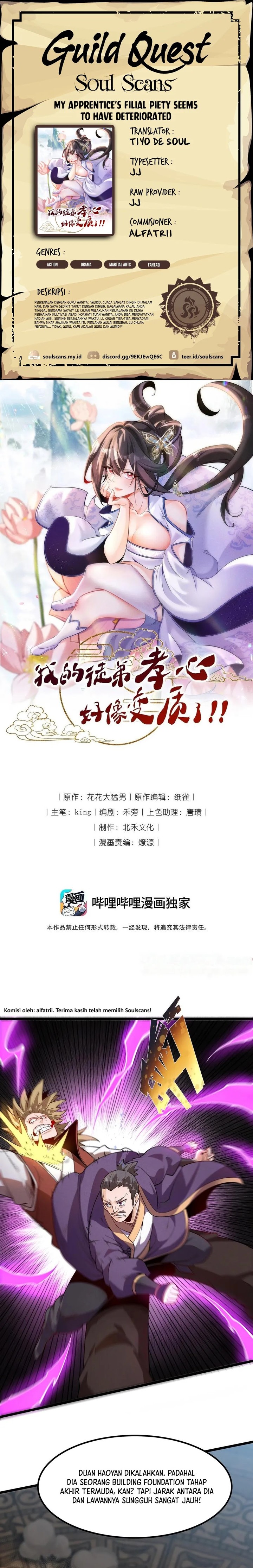 My Apprentice’s Filial Piety Seems To Have Deteriorated Chapter 11 Bahasa Indonesia