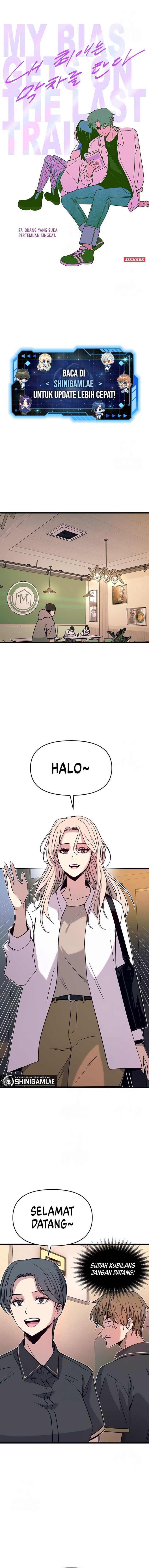 My Bias Gets on the Last Train Chapter 27 Bahasa Indonesia