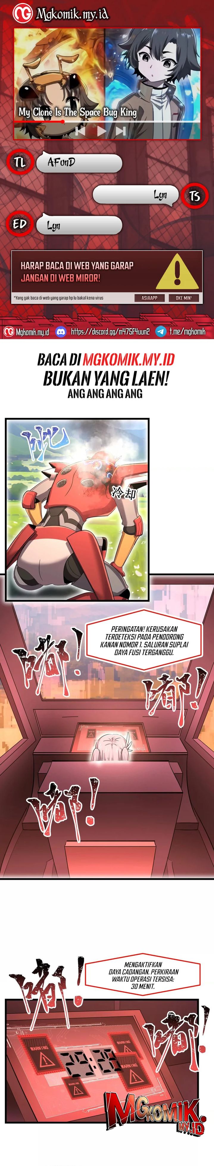 My Clone is the Space Bug King Chapter 48 Bahasa Indonesia