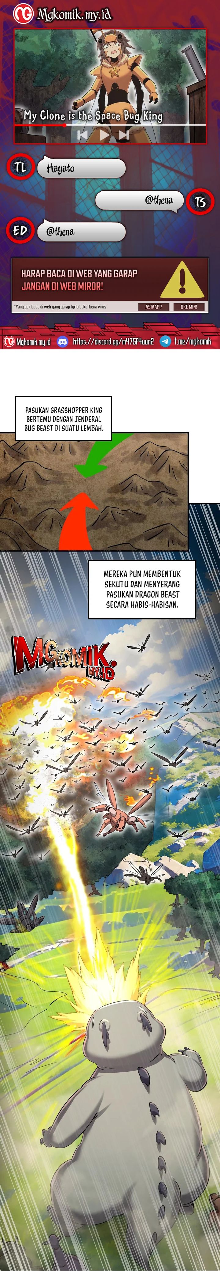 My Clone is the Space Bug King Chapter 53 Bahasa Indonesia