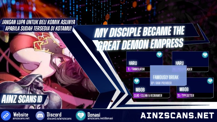 My Disciple Became The Great Demon Empress?! Chapter 25 Bahasa Indonesia
