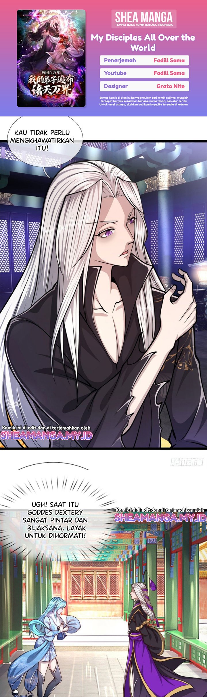 My Disciples All Over The World Chapter 35 Bahasa Indonesia