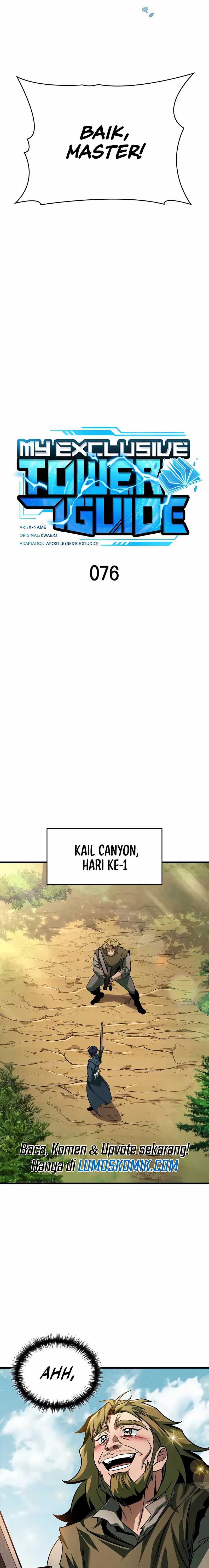 My Exclusive Tower Guide Chapter 76 Bahasa Indonesia
