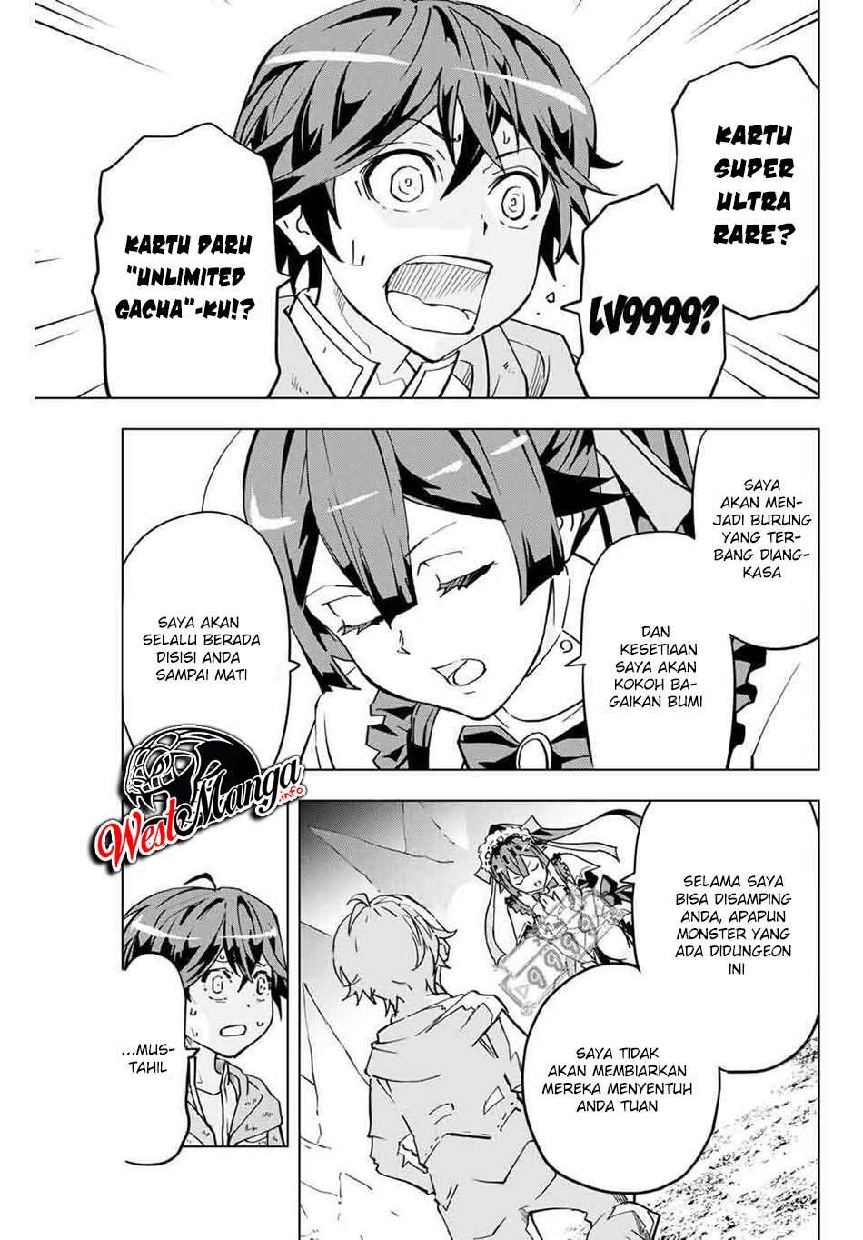 My Gift LVL 9999 Unlimited Gacha Chapter 02 Bahasa Indonesia