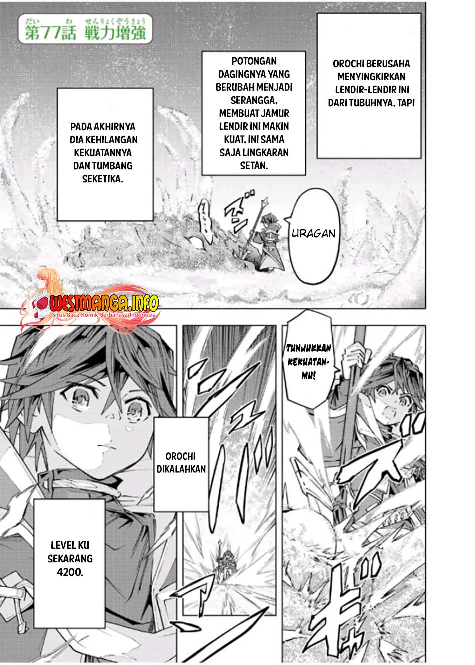 My Gift LVL 9999 Unlimited Gacha Chapter 77 Bahasa Indonesia