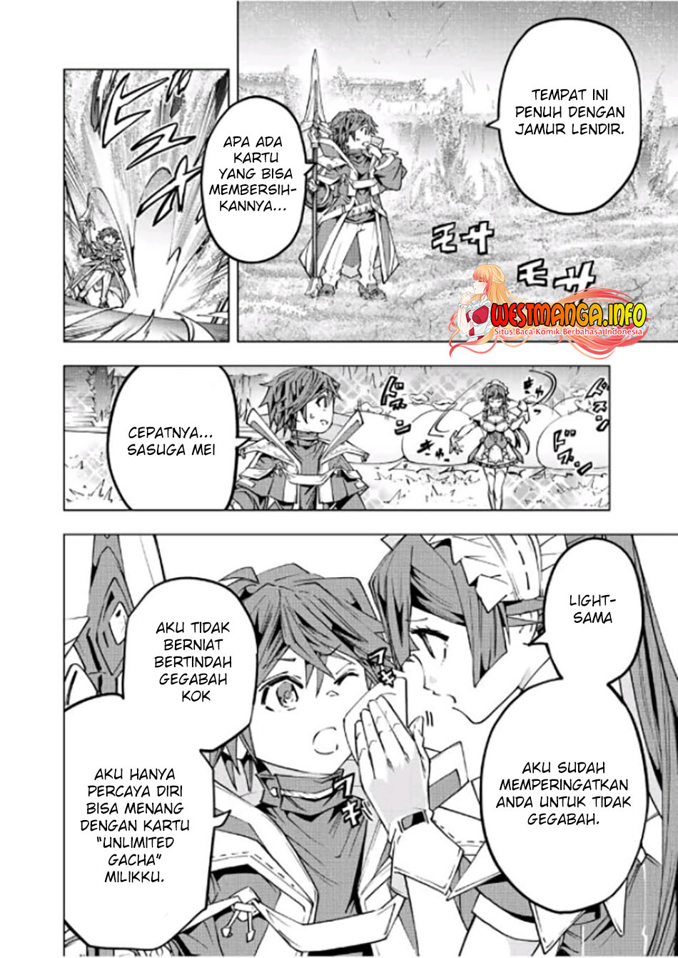 My Gift LVL 9999 Unlimited Gacha Chapter 77 Bahasa Indonesia