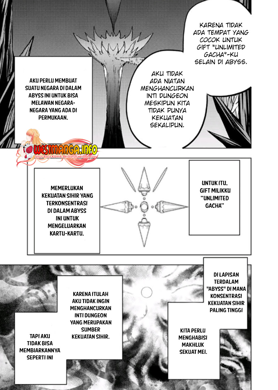 My Gift LVL 9999 Unlimited Gacha Chapter 77 Bahasa Indonesia