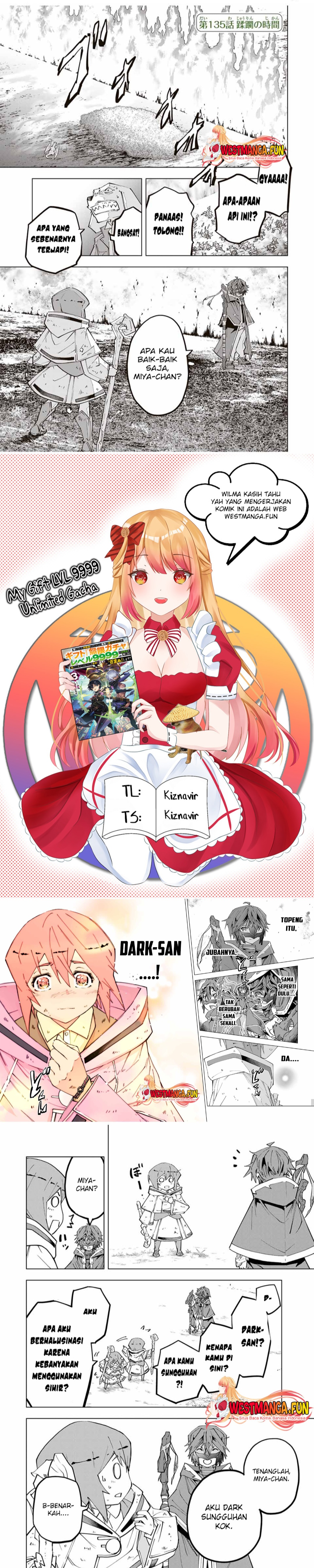 My Gift LVL 9999 Unlimited Gacha Chapter 135 Bahasa Indonesia