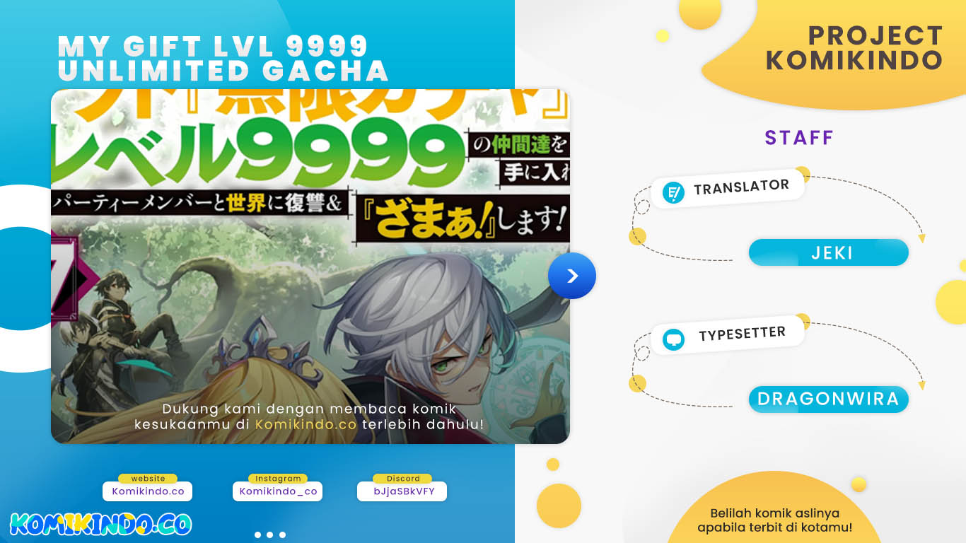 My Gift LVL 9999 Unlimited Gacha Chapter 136 Bahasa Indonesia