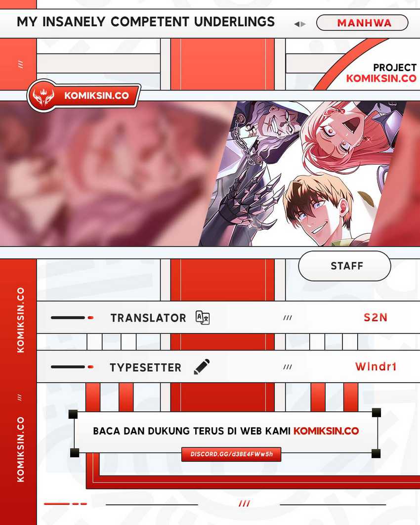 My Insanely Competent Underlings Chapter 54 Bahasa Indonesia