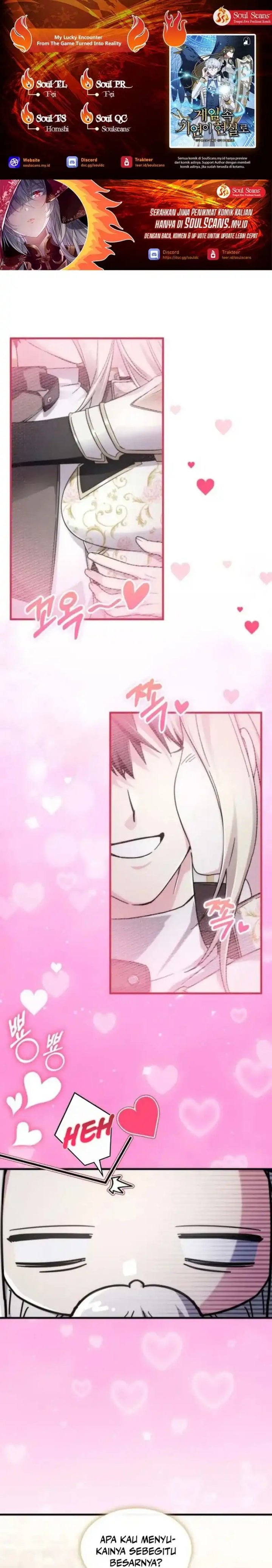 My Lucky Encounter From the Game Turned Into Reality chapter 84