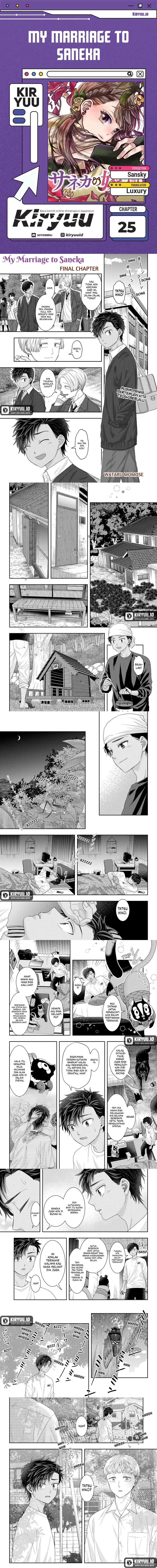 My Marriage to Saneka Chapter 25 Bahasa Indonesia