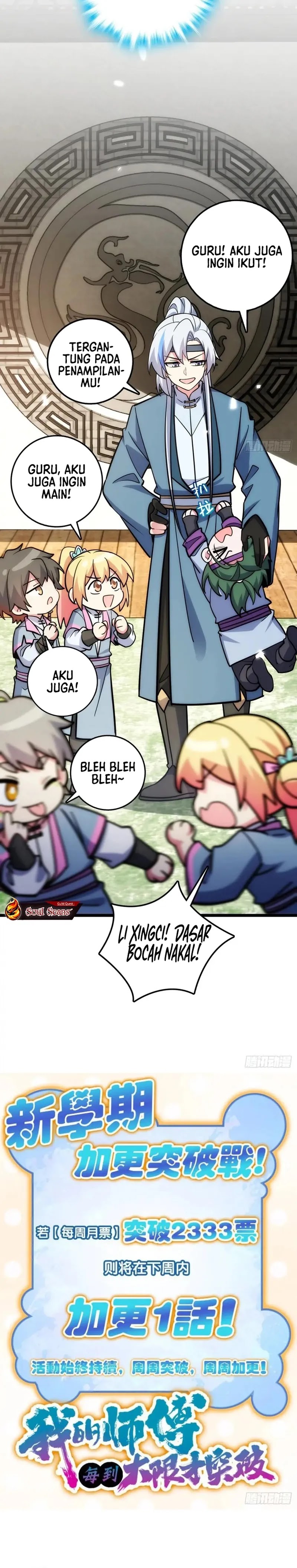 My Master Only Breaks Through Every Time the Limit Is Reached Chapter 81 Bahasa Indonesia