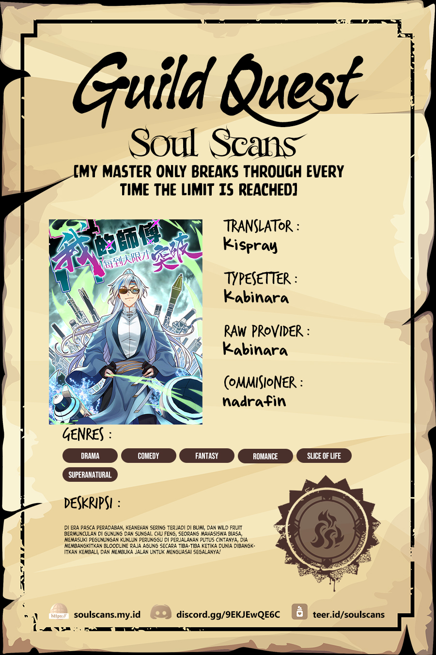 My Master Only Breaks Through Every Time the Limit Is Reached Chapter 155 Bahasa Indonesia