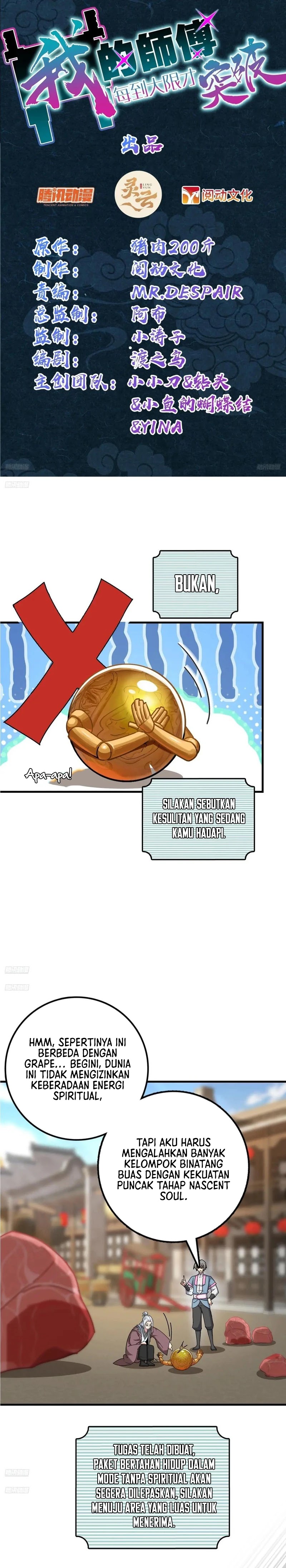 My Master Only Breaks Through Every Time the Limit Is Reached Chapter 155 Bahasa Indonesia