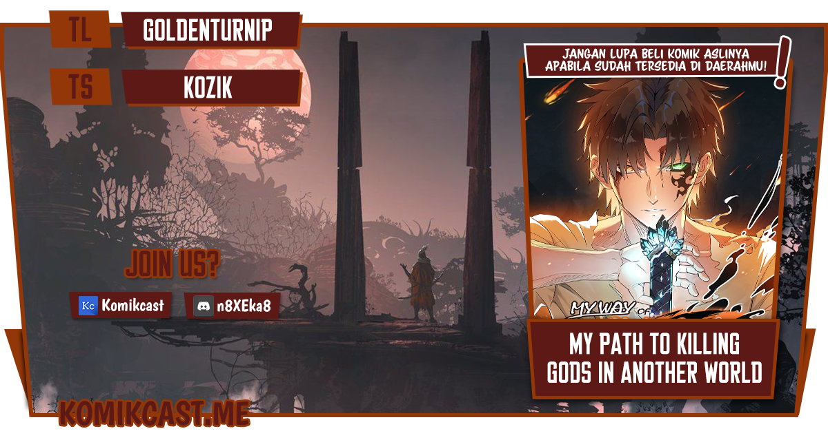 My Path to Killing God in Otherworld Chapter 58 Bahasa Indonesia
