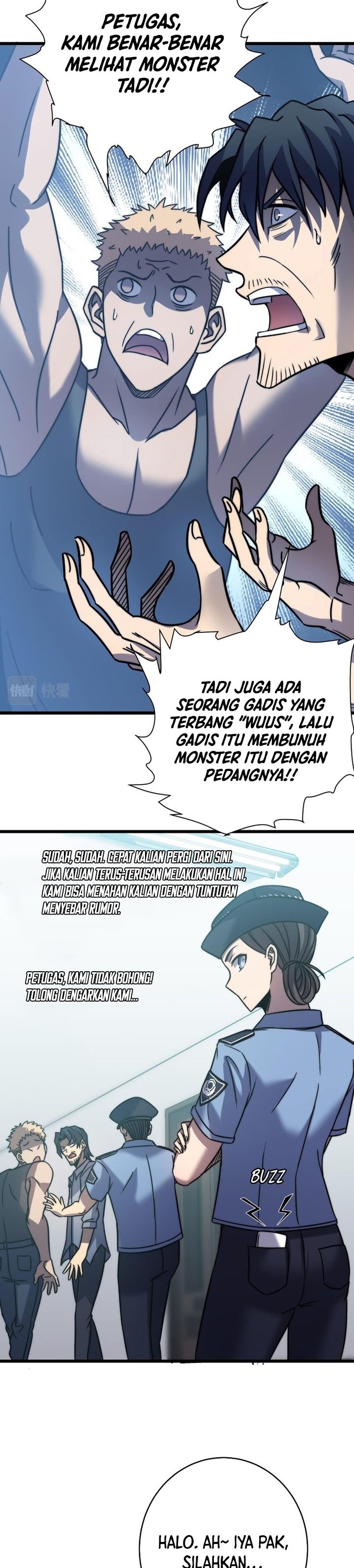 My Path to Killing God in Otherworld Chapter 58 Bahasa Indonesia