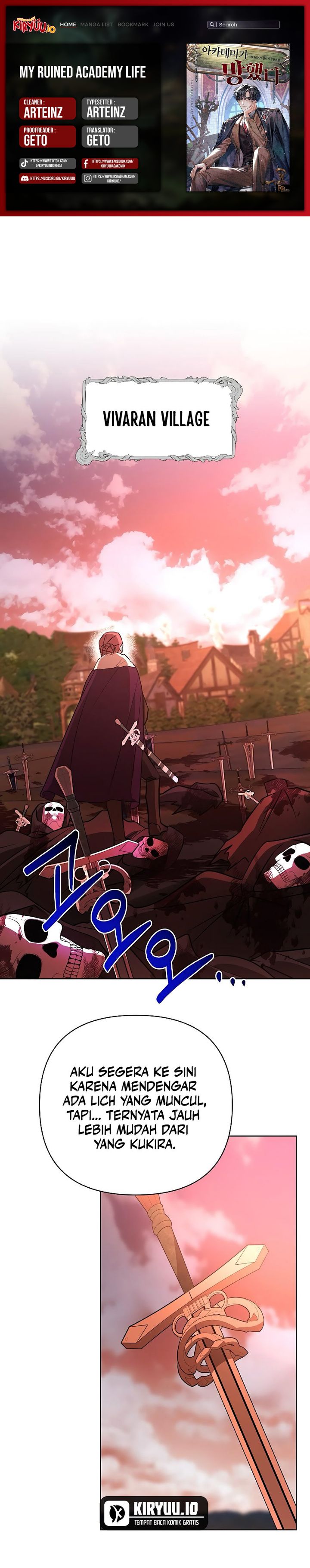 My Ruined Academy Chapter 48 Bahasa Indonesia