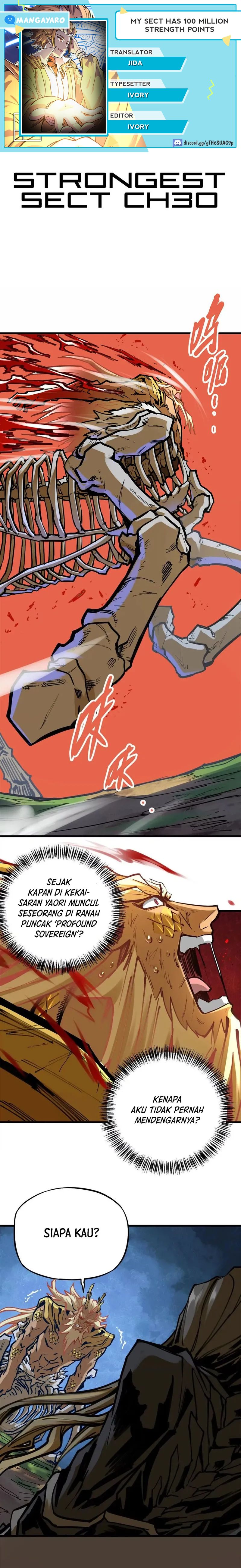 My Sect Has 100 Million Strength Points Chapter 30 Bahasa Indonesia