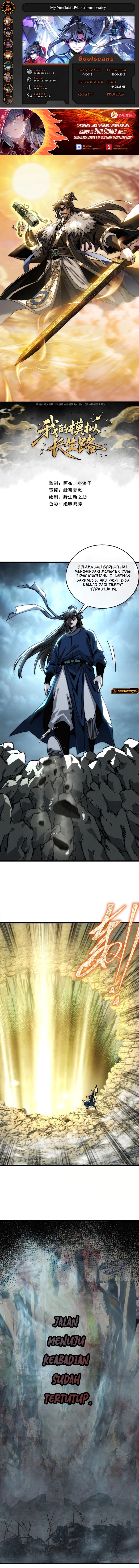 My Simulated Path to Immortality Chapter 09 Bahasa Indonesia