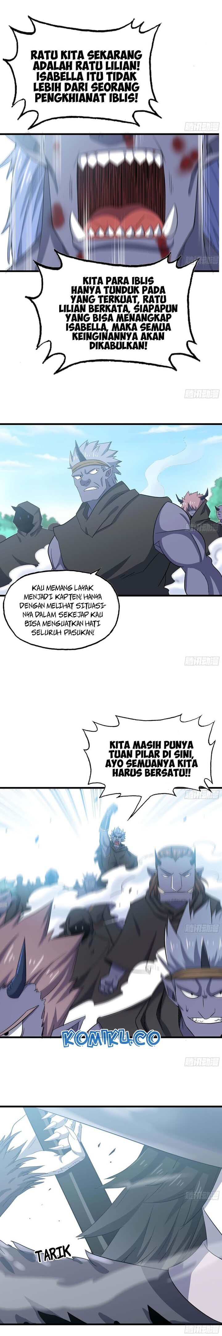 My Wife is a Demon Queen Chapter 218 Bahasa Indonesia