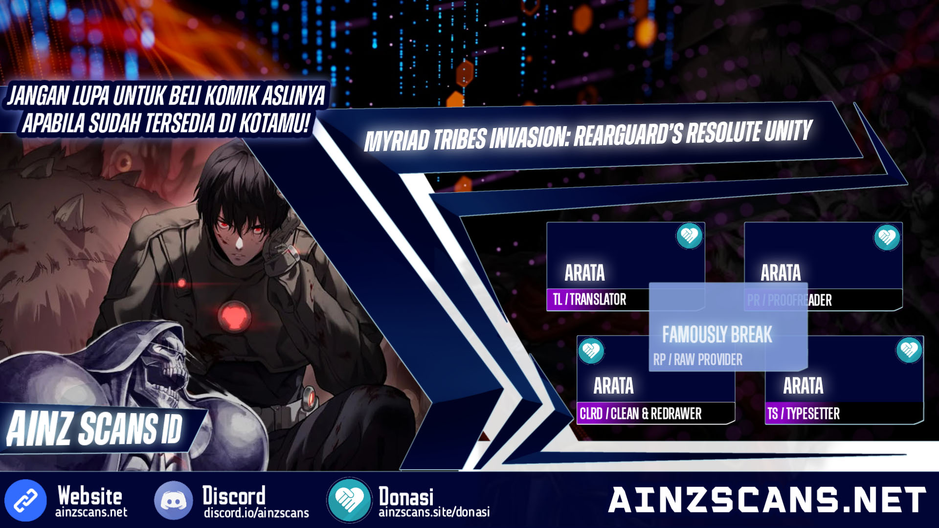 Myriad Tribes Invasion: Rearguard’s Resolute Unity Chapter 44 Bahasa Indonesia