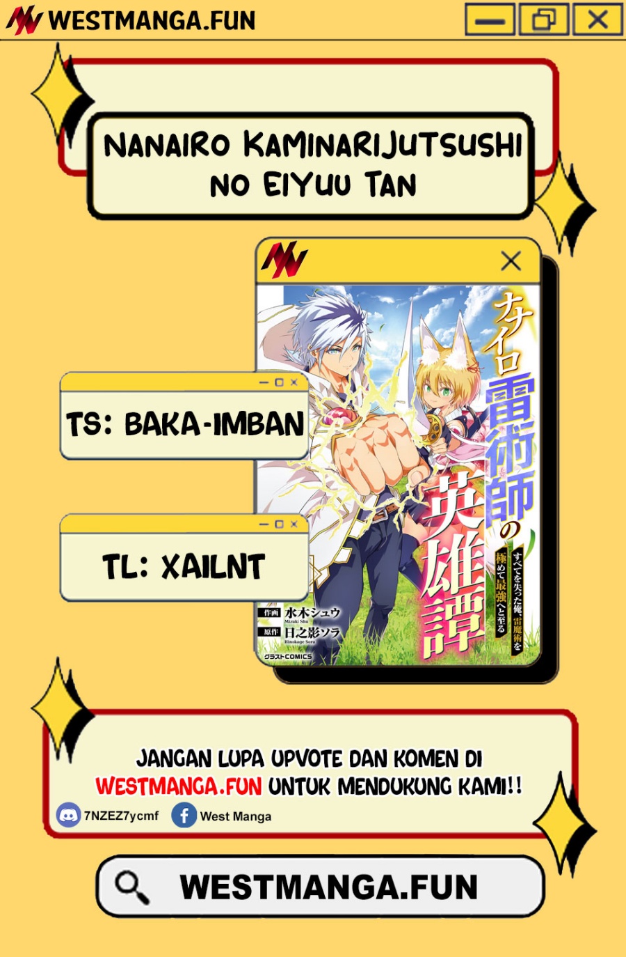 Nanairo Raijyutsushi no Eiyutan Chapter 22 Bahasa Indonesia