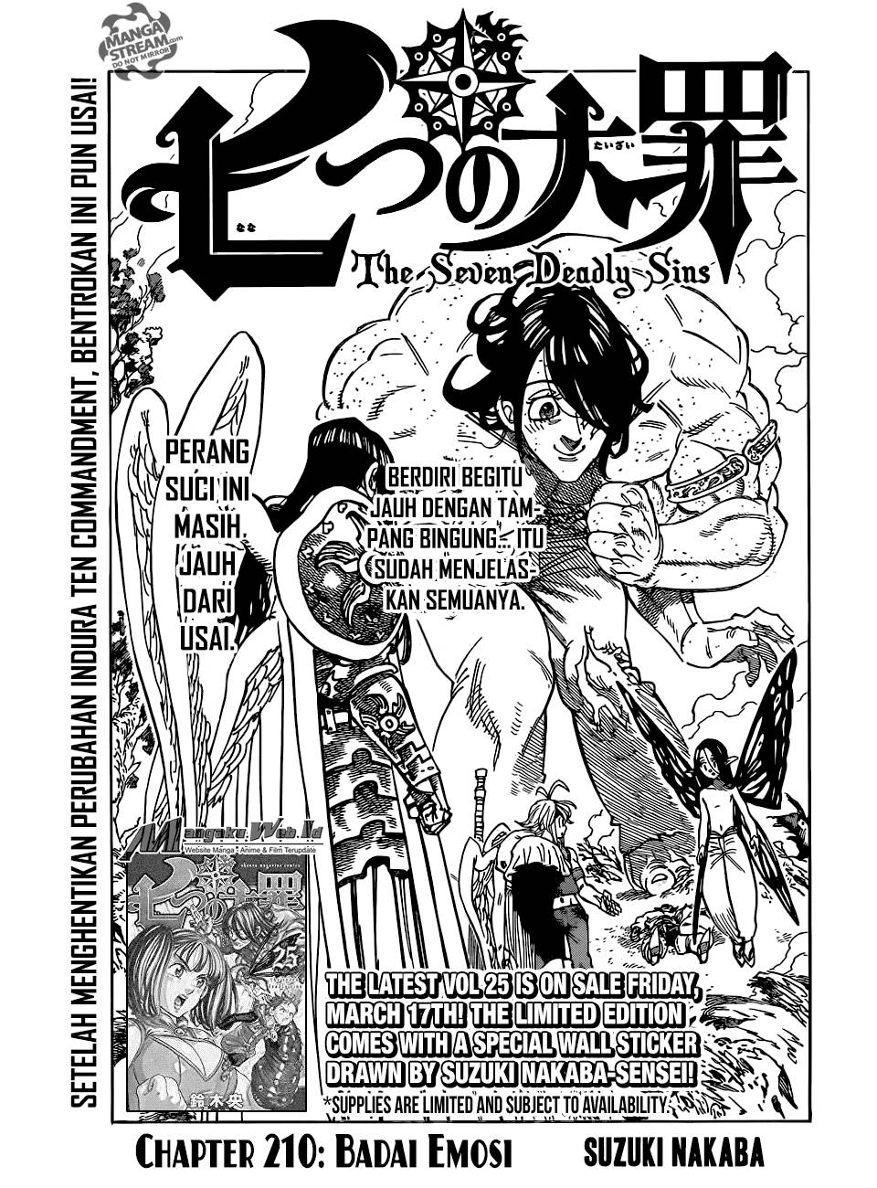 Nanatsu no Taizai Chapter 210