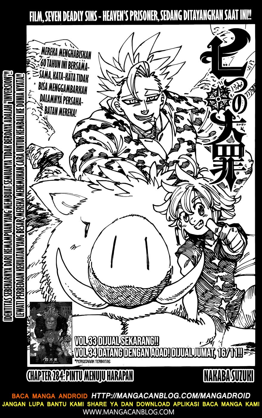Nanatsu no Taizai Chapter 284 Bahasa Indonesia