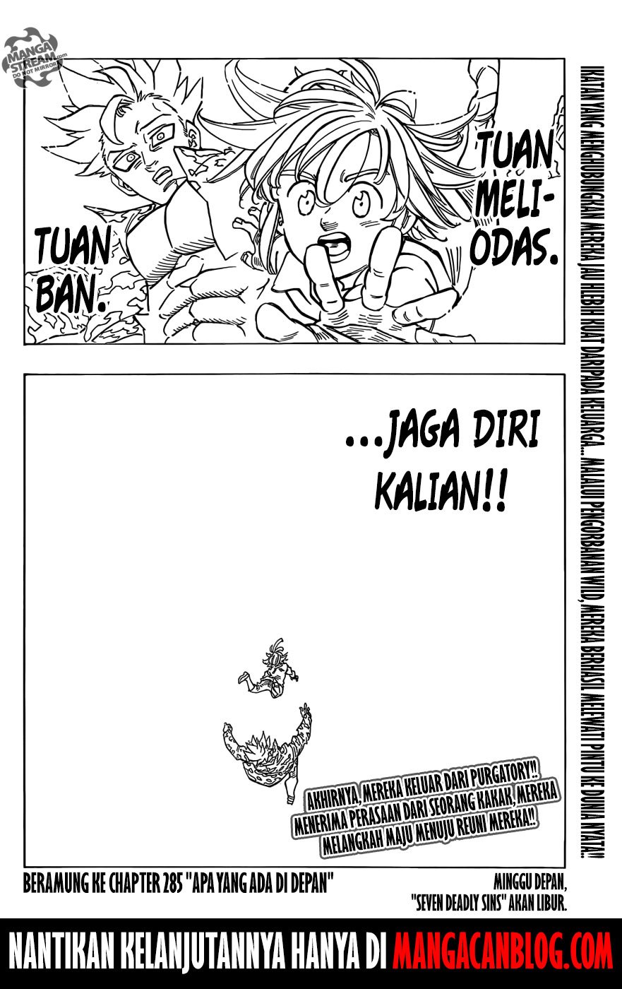 Nanatsu no Taizai Chapter 284 Bahasa Indonesia
