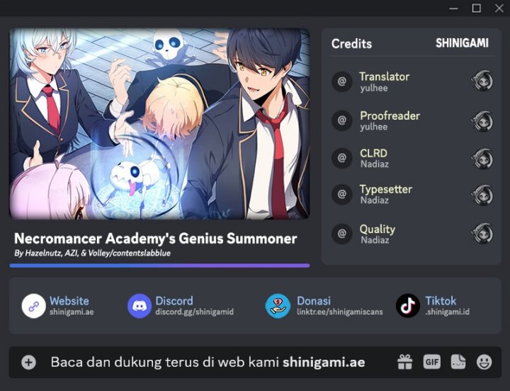 Necromancer Academy’s Genius Summoner chapter 168