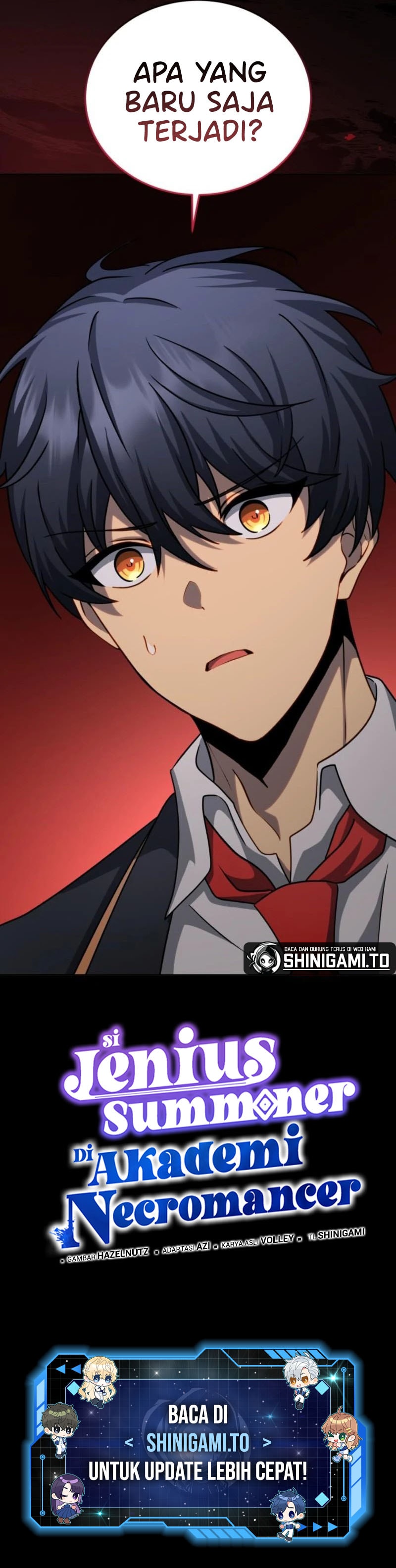 Necromancer Academy’s Genius Summoner Chapter 187 Bahasa Indonesia