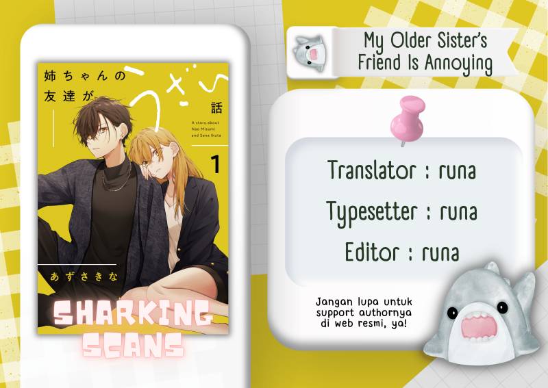 Nee-chan no Tomodachi ga Uzai-banashi Chapter 01 Bahasa Indonesia