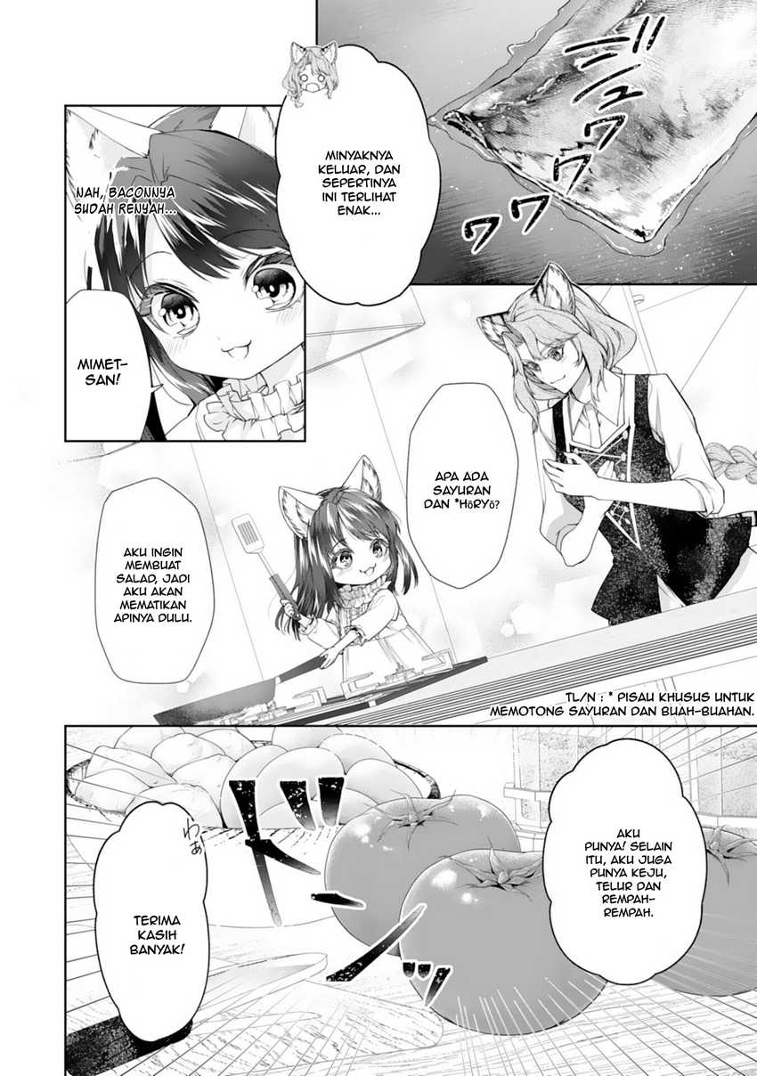 Neko Neko Youjo no Aijou Gohan ~Isekai de Mofumofu-tachi ni Ryouri wo Tsukurimasu!~ Chapter 03 Bahasa Indonesia