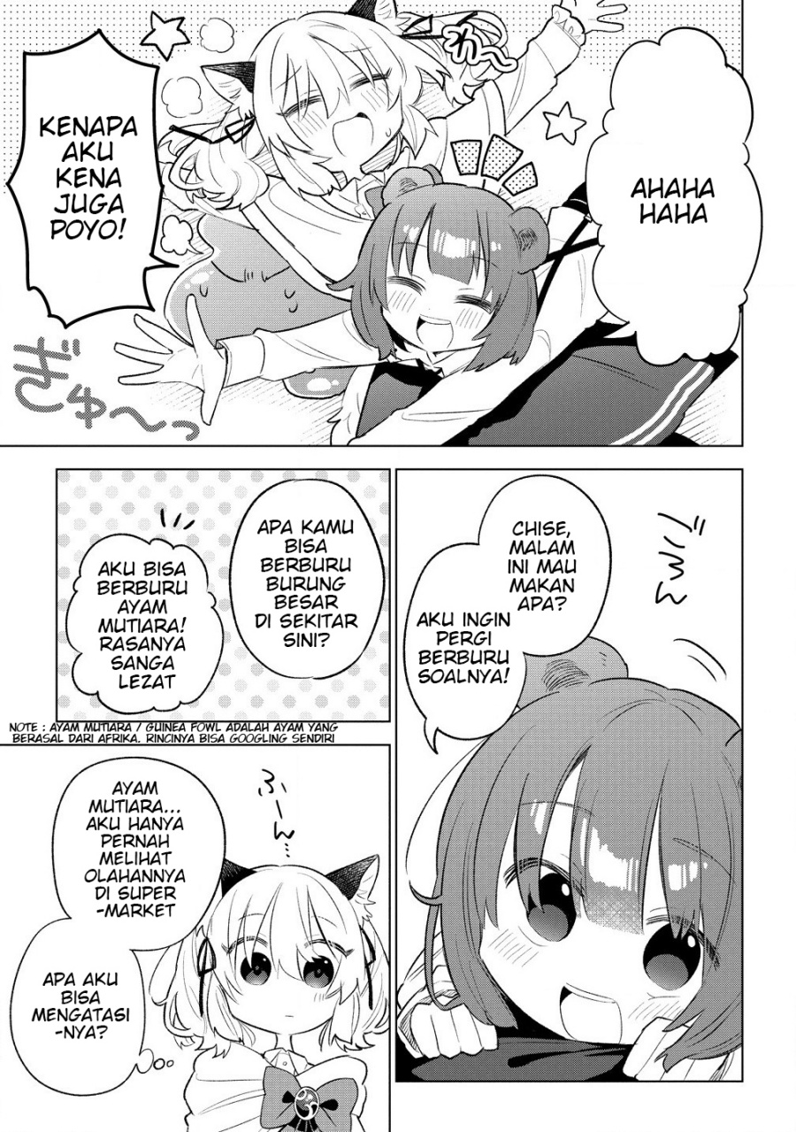 Nekomimi Shoujo wa Mori de Slow Life wo Okuritai: Mofumofu wa Shomou Shimashita ga, Seijo to ka Ouji-sama to ka wa Chuumongai desu Chapter 05.2 Bahasa Indonesia