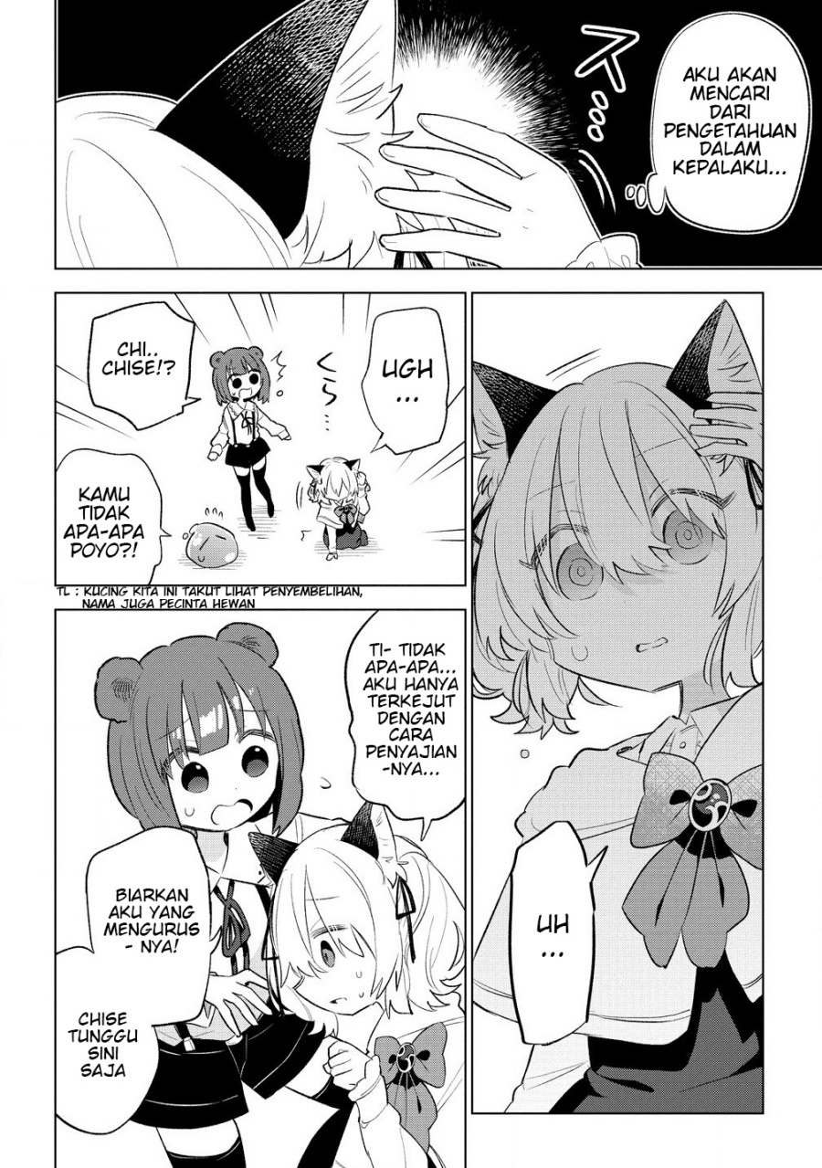Nekomimi Shoujo wa Mori de Slow Life wo Okuritai: Mofumofu wa Shomou Shimashita ga, Seijo to ka Ouji-sama to ka wa Chuumongai desu Chapter 05.2 Bahasa Indonesia