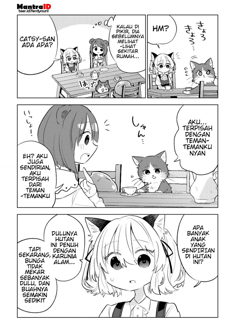 Nekomimi Shoujo wa Mori de Slow Life wo Okuritai: Mofumofu wa Shomou Shimashita ga, Seijo to ka Ouji-sama to ka wa Chuumongai desu Chapter 05.2 Bahasa Indonesia