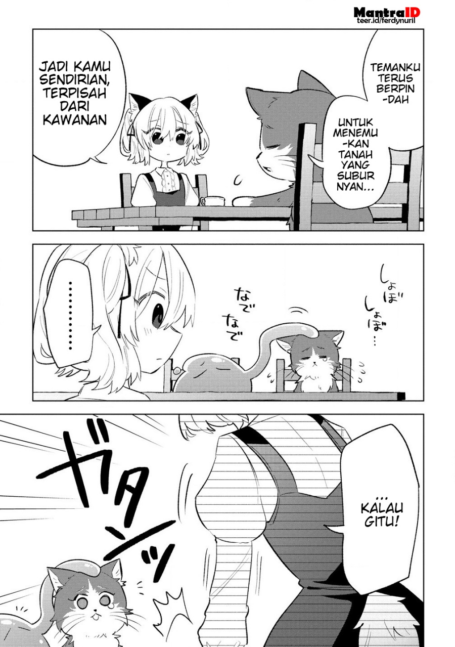 Nekomimi Shoujo wa Mori de Slow Life wo Okuritai: Mofumofu wa Shomou Shimashita ga, Seijo to ka Ouji-sama to ka wa Chuumongai desu Chapter 05.2 Bahasa Indonesia