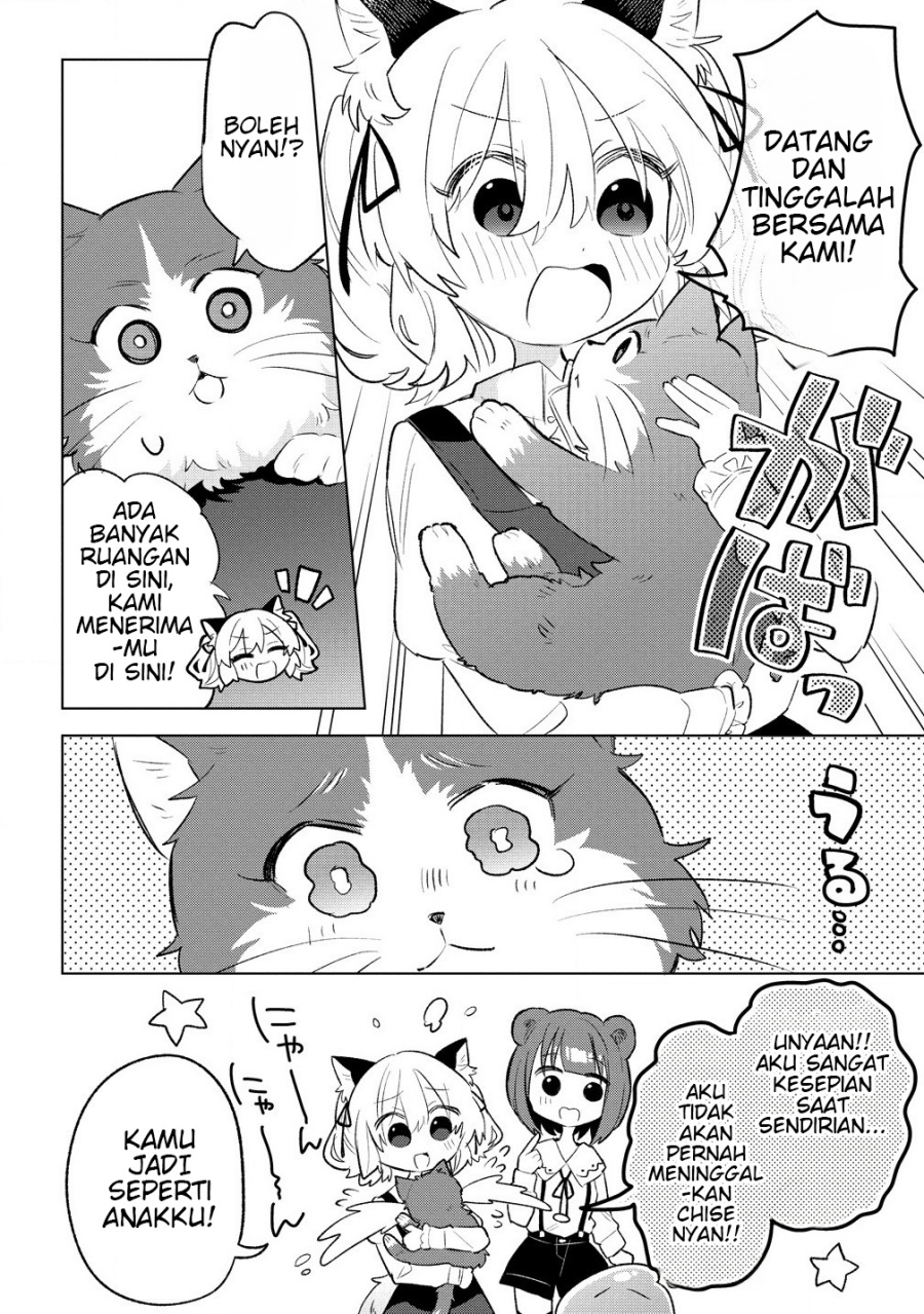 Nekomimi Shoujo wa Mori de Slow Life wo Okuritai: Mofumofu wa Shomou Shimashita ga, Seijo to ka Ouji-sama to ka wa Chuumongai desu Chapter 05.2 Bahasa Indonesia