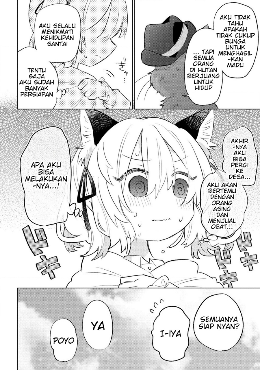 Nekomimi Shoujo wa Mori de Slow Life wo Okuritai: Mofumofu wa Shomou Shimashita ga, Seijo to ka Ouji-sama to ka wa Chuumongai desu Chapter 05.2 Bahasa Indonesia
