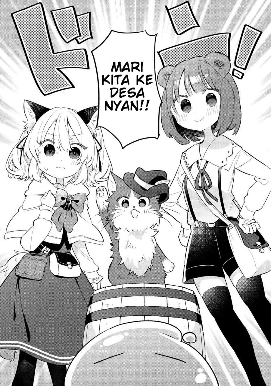 Nekomimi Shoujo wa Mori de Slow Life wo Okuritai: Mofumofu wa Shomou Shimashita ga, Seijo to ka Ouji-sama to ka wa Chuumongai desu Chapter 05.2 Bahasa Indonesia