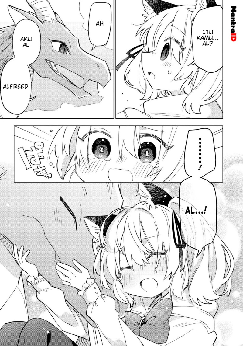 Nekomimi Shoujo wa Mori de Slow Life wo Okuritai: Mofumofu wa Shomou Shimashita ga, Seijo to ka Ouji-sama to ka wa Chuumongai desu Chapter 13.1 Bahasa Indonesia
